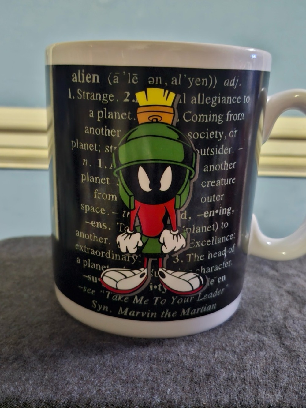 Warner Bros. Marvin the Martian Mug - Black, Green, Red